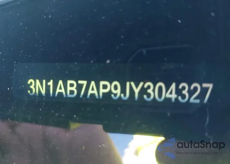 2018 Nissan Sentra S z USA, uszkodzony, nr VIN 3N1AB7AP9JY304327